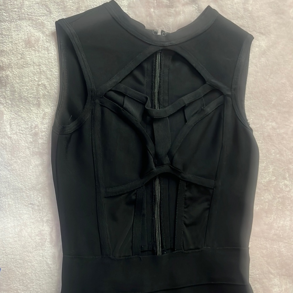 Beautiful black bandage dress medium-sized